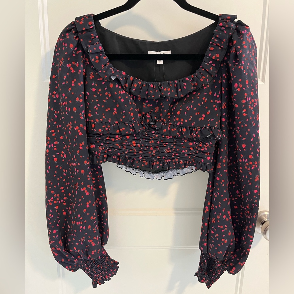 The Frolic Crop Blouse